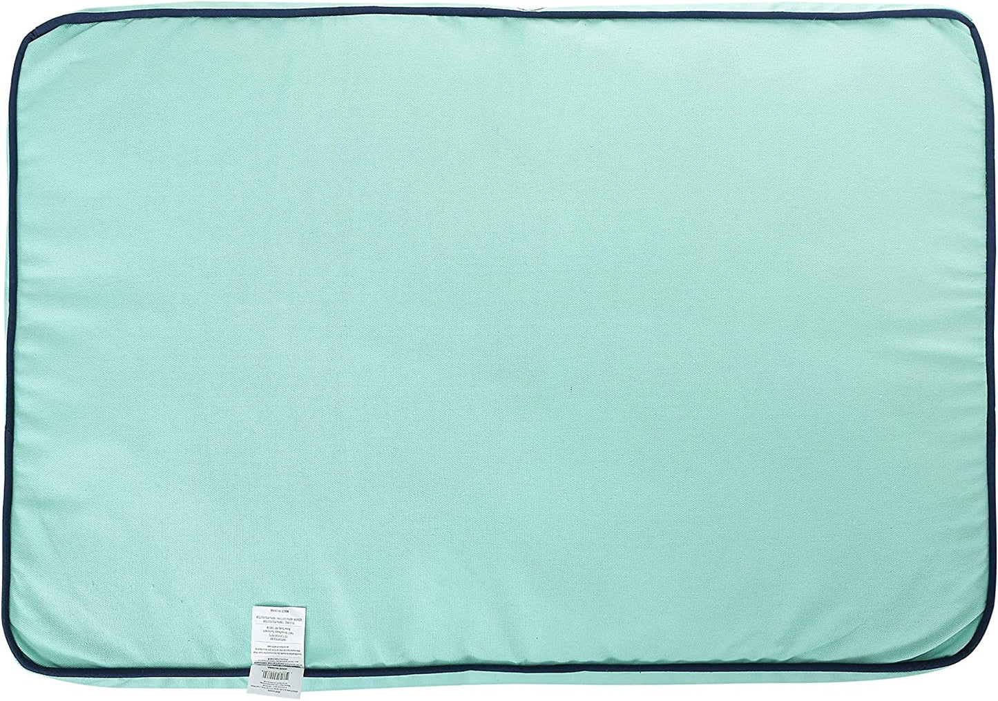 Now House for Pets Teal Chevron Cushion Dog Bed, Medium, 30.0"L X 20.0"W X 5.0"Th, Cotton/Poly Blend, Removable Cover, Machine Washable